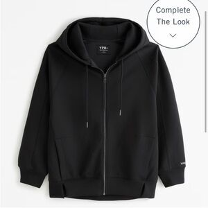 Abercrombie & Fitch Women's YPB neoKNIT Legging-Friendly Full-Zip Hoodie